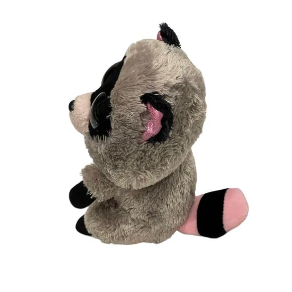 6" Ty Beanie Boo Rocco the Raccoon - Picture 2 of 4